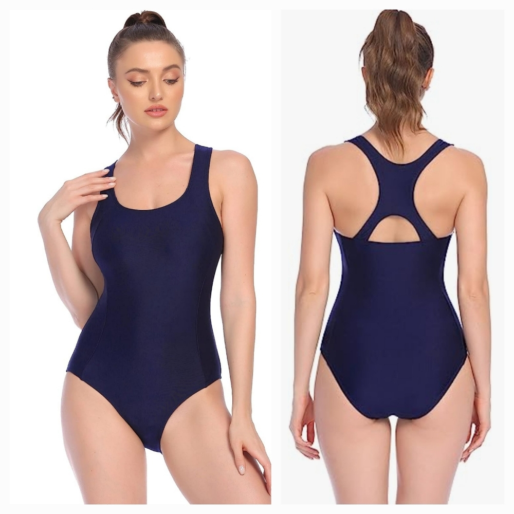 Tremaker Women's Conservative Athletic Racerback One Piece Training Swimsuit